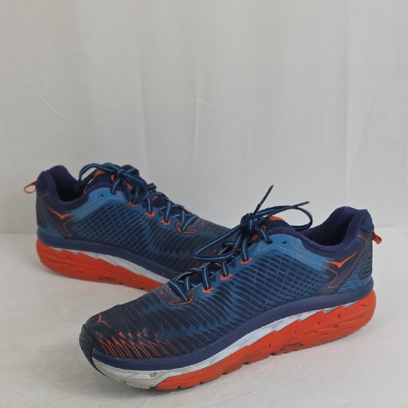 Hoka Arahi Bleu And Orange Men\'s Running Shoes main image 10